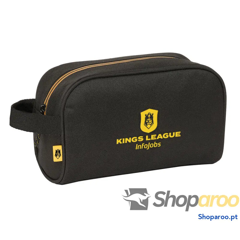 Nécessaire de Viagem Kings League Preto 24 x 15 x 10 cm