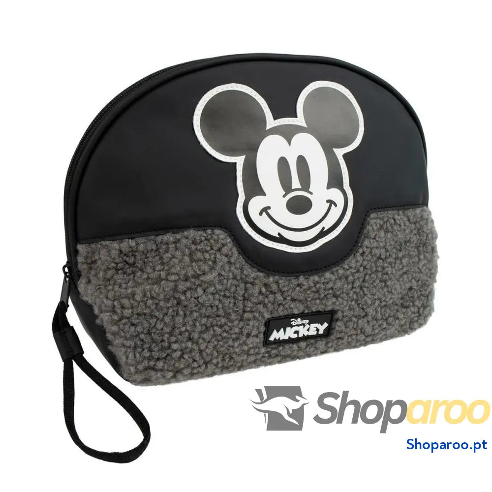 Nécessaire de Viagem Mickey Mouse Preto 100 % poliéster 28 x 19 x 6 cm