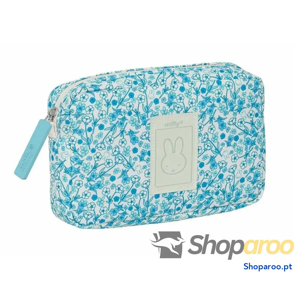 Nécessaire de Viagem Miffy Garden Turquesa 20 x 13 x 5,5 cm