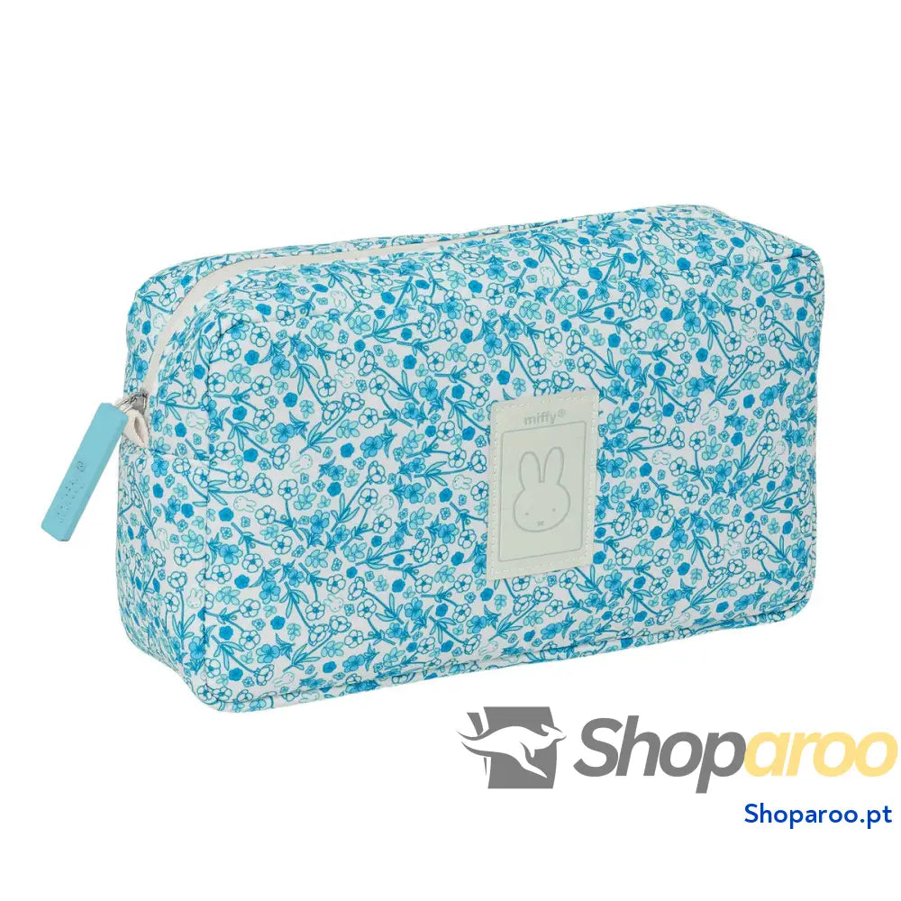 Nécessaire de Viagem Miffy Garden Turquesa 28 x 16 x 9 cm