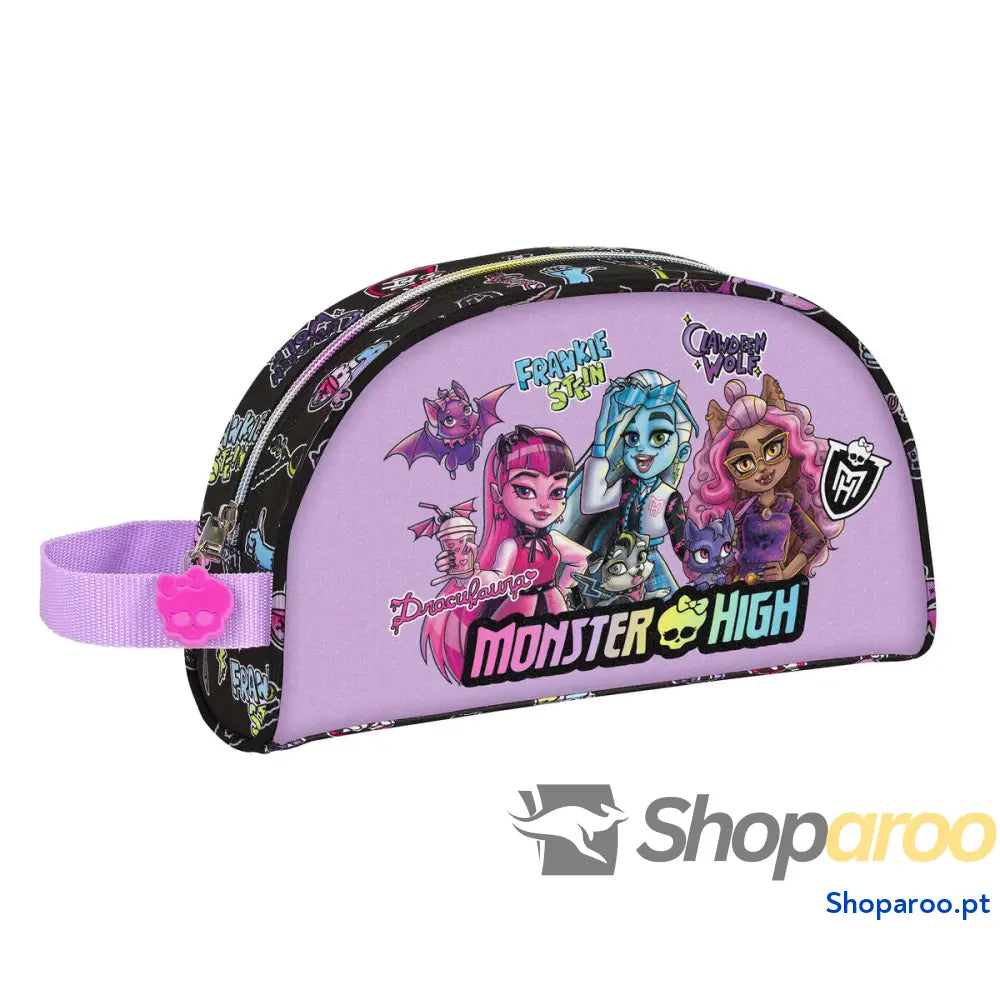 Nécessaire de Viagem Monster High Creep Preto Poliéster 300D 26 x 16 x 9 cm