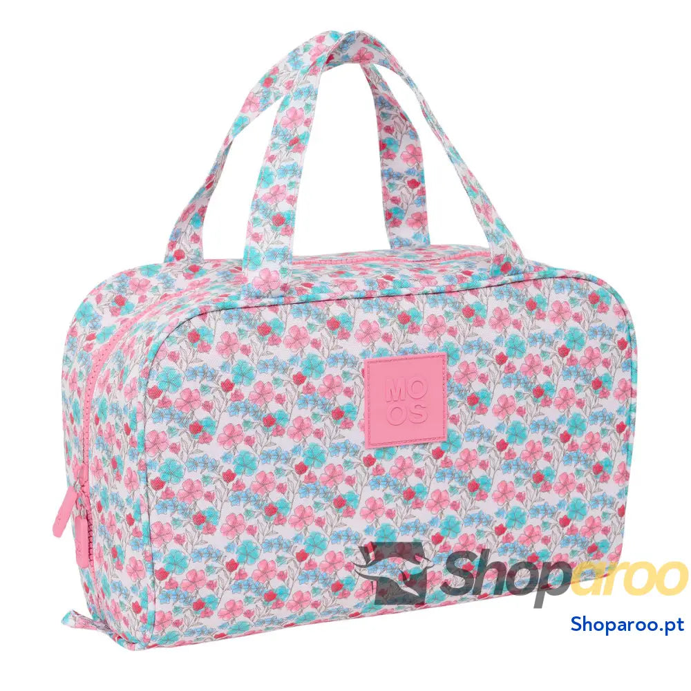 Nécessaire de Viagem Moos Flores Multicolor 31 x 14 x 19 cm