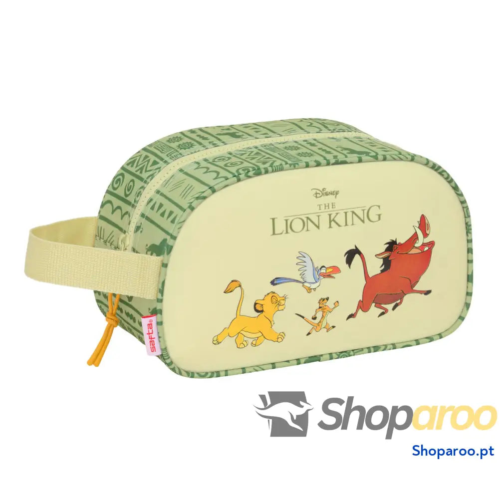Nécessaire de Viagem Mufasa Verde Bege 26 x 15 x 12 cm