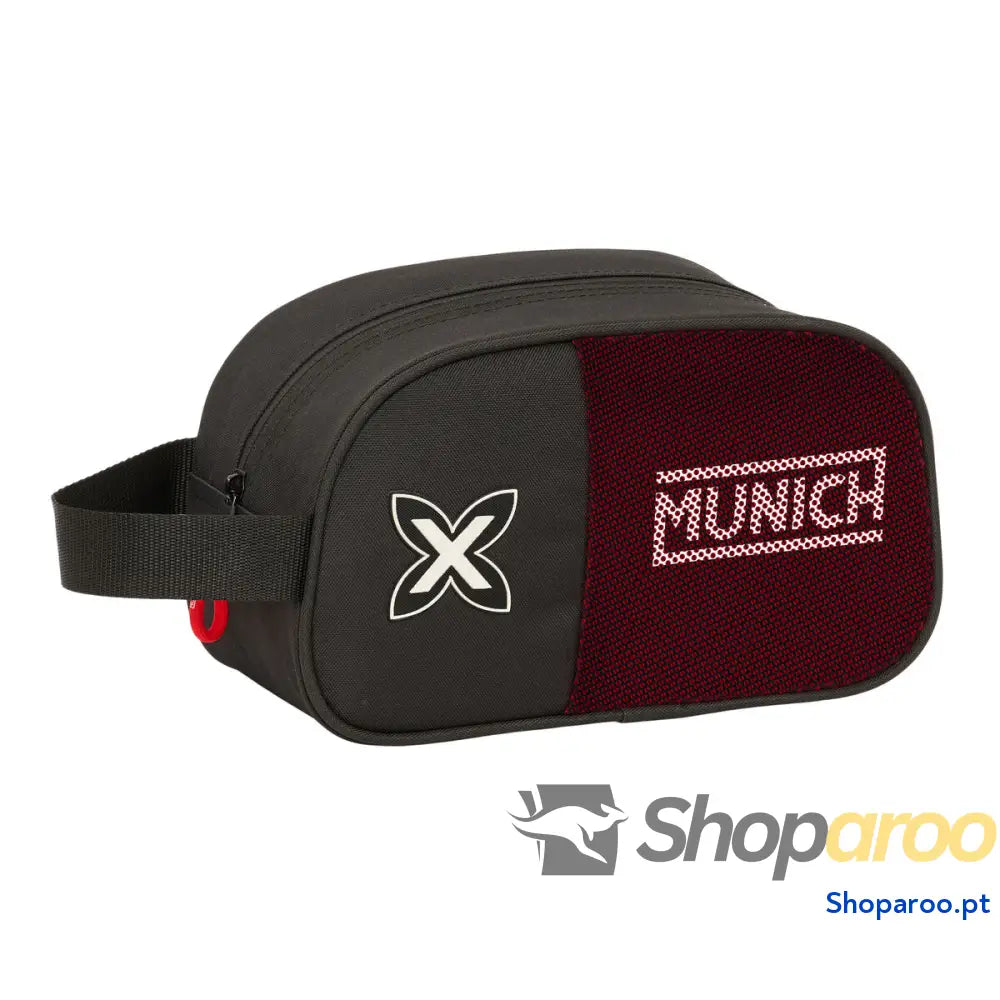 Nécessaire de Viagem Munich Vulcan Preto 26 x 15 x 12 cm