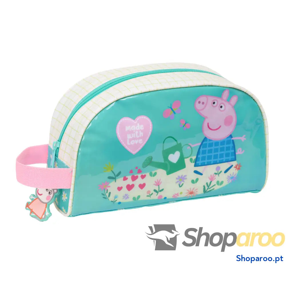 Nécessaire de Viagem Peppa Pig Pretty flowers Amarelo Menta 26 x 16 x 9 cm