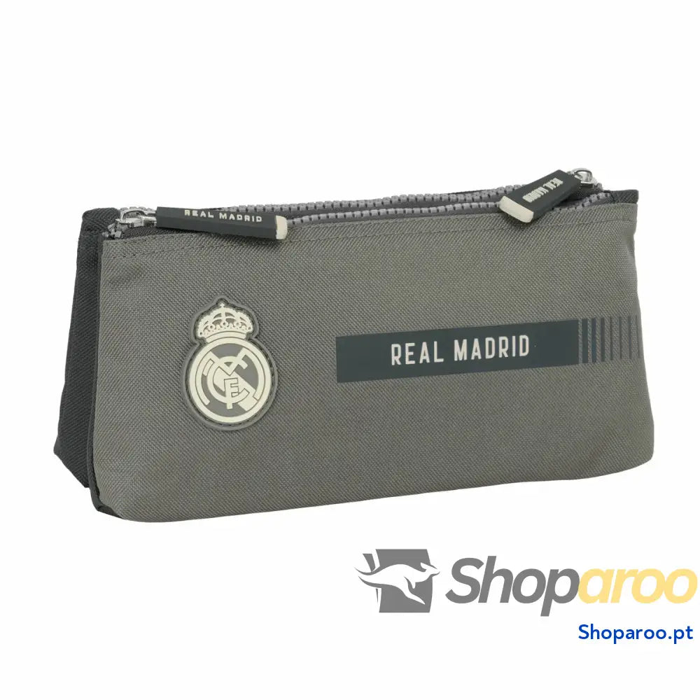 Nécessaire de Viagem Real Madrid C.F. Cinzento Desportivo 22 x 10 x 8 cm