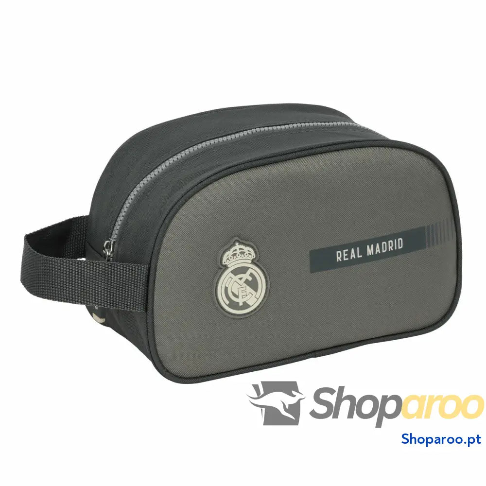 Nécessaire de Viagem Real Madrid C.F. Cinzento Desportivo 26 x 15 x 12 cm