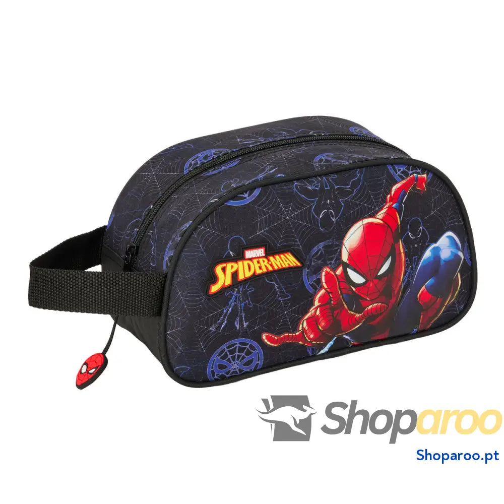 Nécessaire de Viagem Spider-Man Attack Preto 26 x 15 x 12 cm