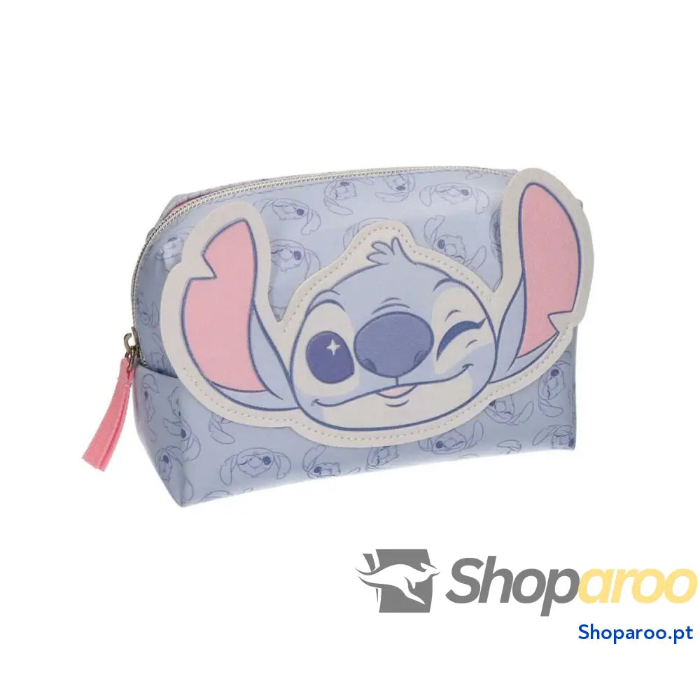 Nécessaire de Viagem Stitch Azul 100 % Poliuretano 17 x 10 x 7 cm