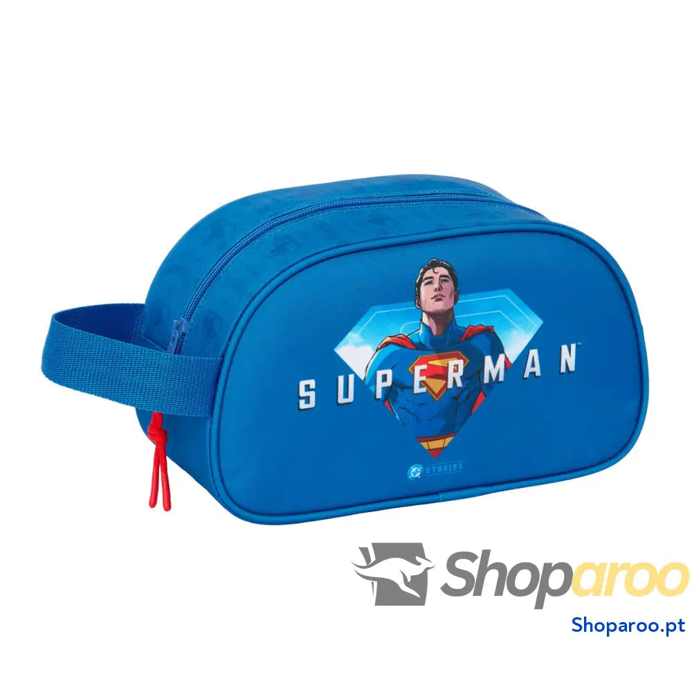 Nécessaire de Viagem Superman Azul 26 x 15 x 12 cm