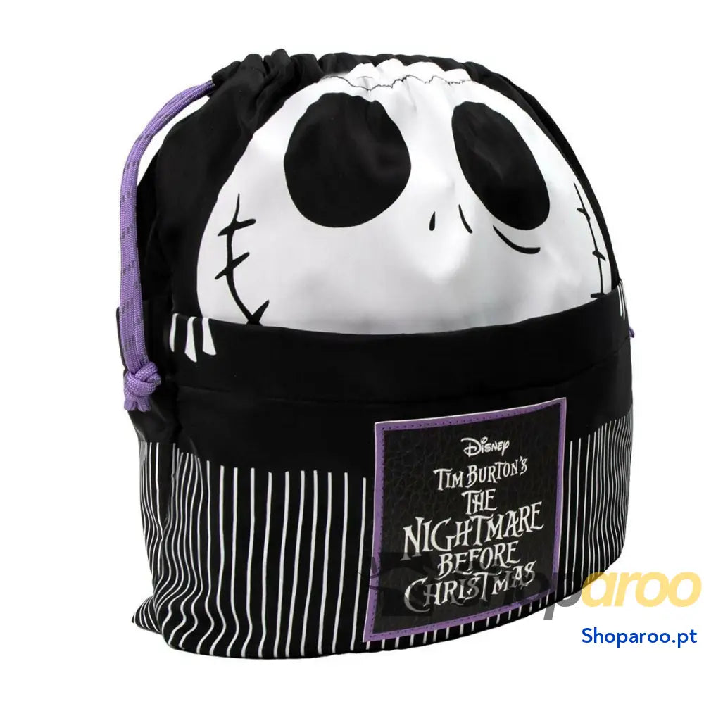 Nécessaire de Viagem The Nightmare Before Christmas Preto 100 % Nylon 16,5 x 25 x 7 cm