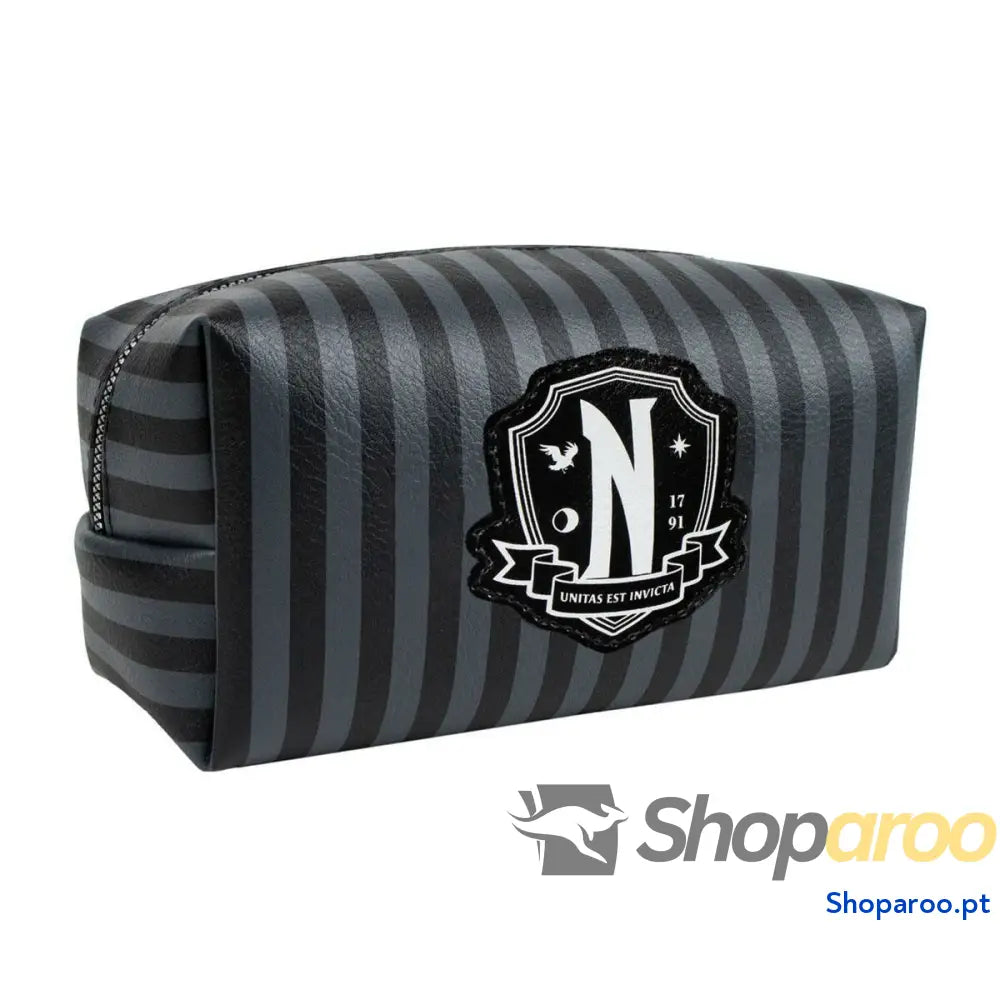 Nécessaire de Viagem Wednesday Preto 100 % Poliuretano 11 x 6,4 x 20 cm