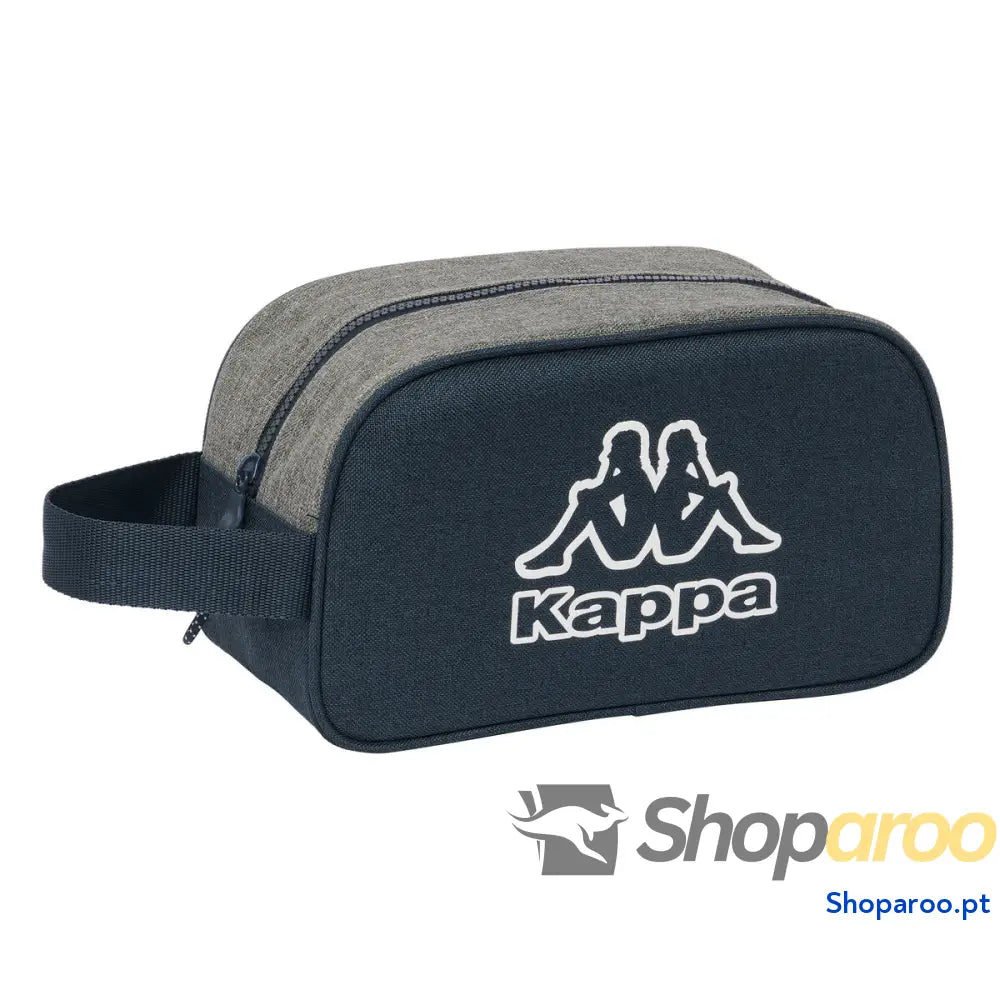 Nécessaire Escolar Kappa Dark navy Cinzento Azul Marinho 26 x 15 x 12 cm
