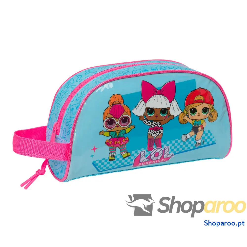 Nécessaire Escolar LOL Surprise! Divas Azul 26 x 16 x 9 cm