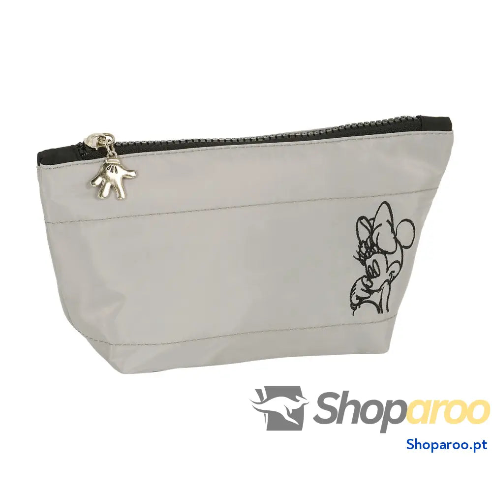 Nécessaire Escolar Minnie Mouse Teen Sand Cinzento claro 23 x 12 x 8 cm