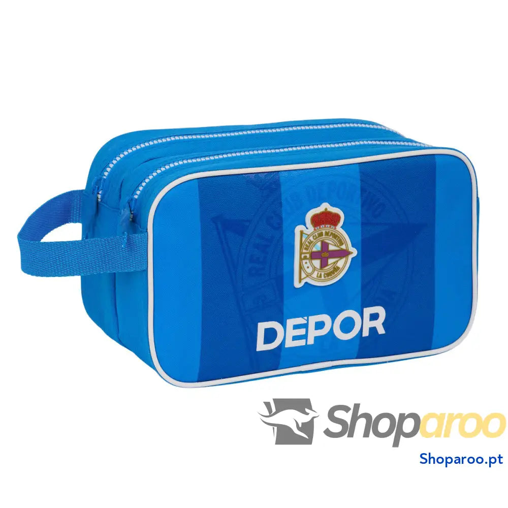 Nécessaire Escolar R. C. Deportivo de La Coruña Azul Desportivo 26 x 15 x 12.5 cm