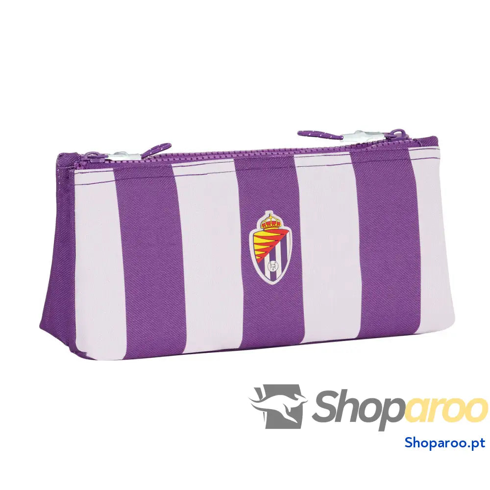 Nécessaire Escolar Real Valladolid C.F. Roxo Desportivo 22 x 10 x 8 cm