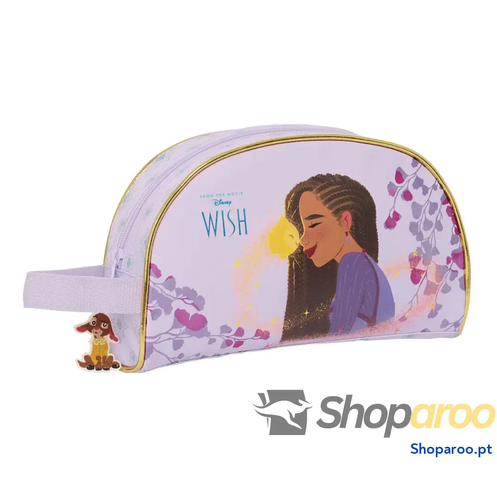 Nécessaire Escolar Wish Lilás 26 x 16 x 9 cm