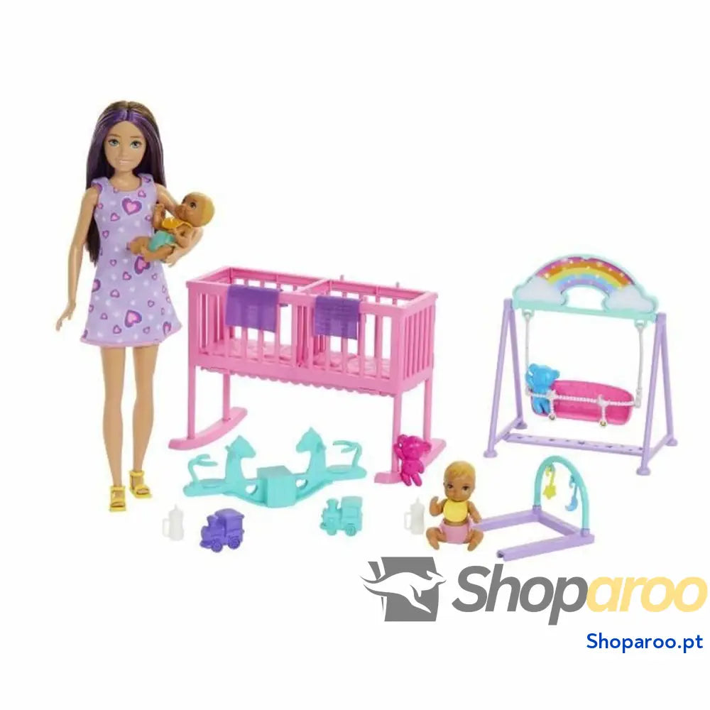 Nenuco com Acessórios Barbie The Twins' Room-Skipper Playset