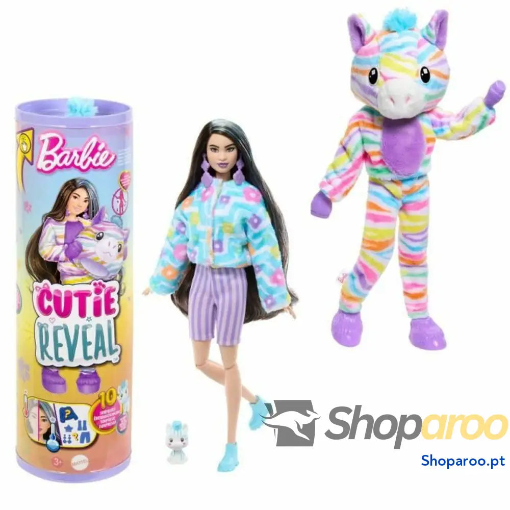 Nenuco com Acessórios Barbie Zebra Doll Colorful Dream