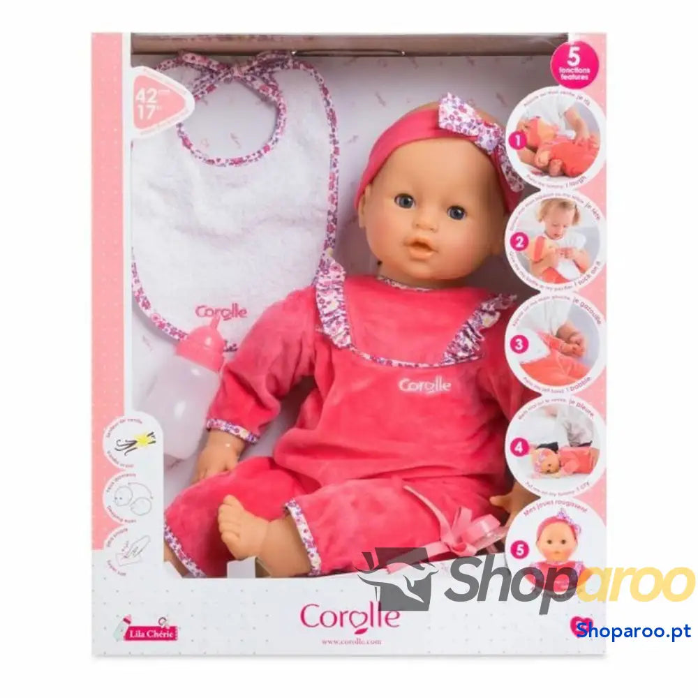 Nenuco com Acessórios Corolle Lila Chérie com som