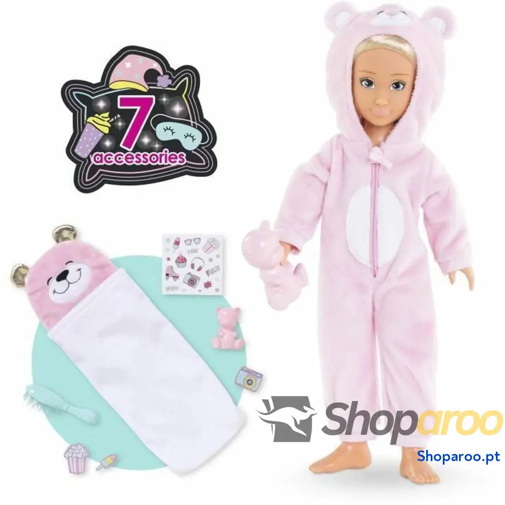 Nenuco com Acessórios Corolle Valentine Pyjama Party