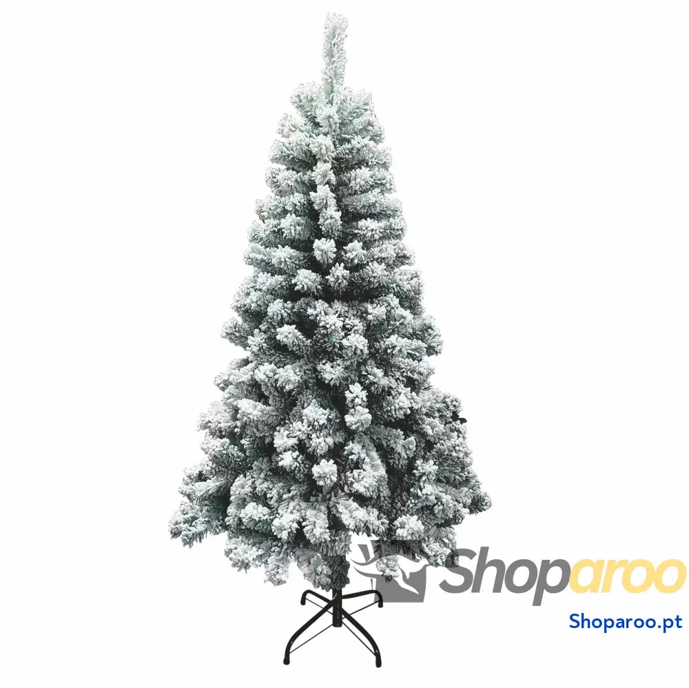 New Sestriere Santa’s House Árvore de Natal com neve 450 ramos 150 cm altura