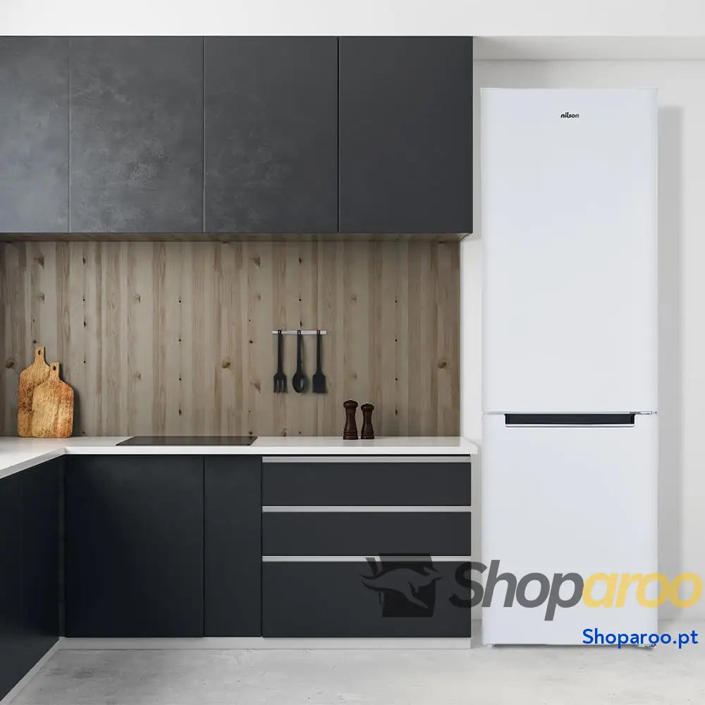 NILSON Frigorífico Combi Branco 2 Portas. NC185600ENF Capacidade 293 Litros No Frost Multi Air Flow Baixo Nível Sonoro
