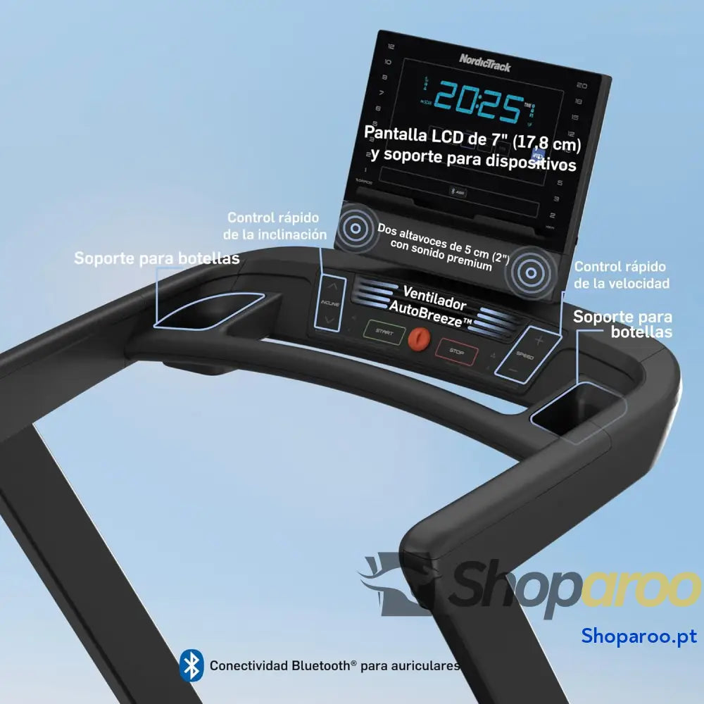 NordicTrack T Series: Passadeiras de corrida ideais para uso doméstico fita caminhar com inclinação Bluetooth ativado