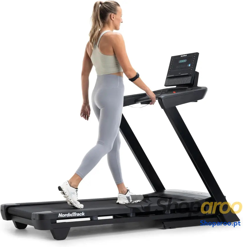 NordicTrack T Series: Passadeiras de corrida ideais para uso doméstico fita caminhar com inclinação Bluetooth ativado
