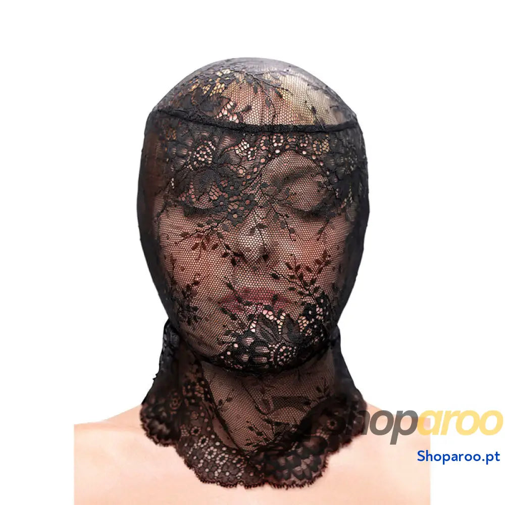 NS NOVELTIES - FETISH & FASHION CAPUZ DE RENDA PRETO