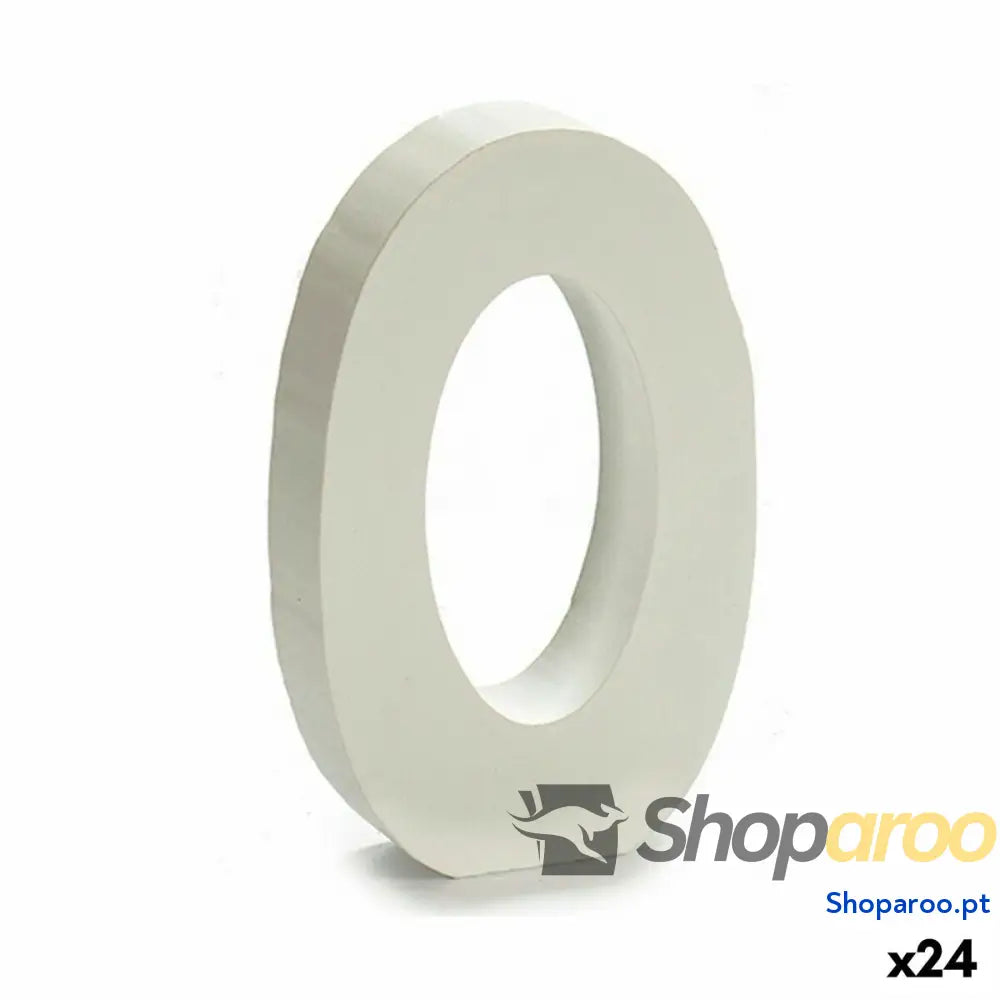 Número Pincello Branco 2 x 16 14,5 cm (24 Unidades)