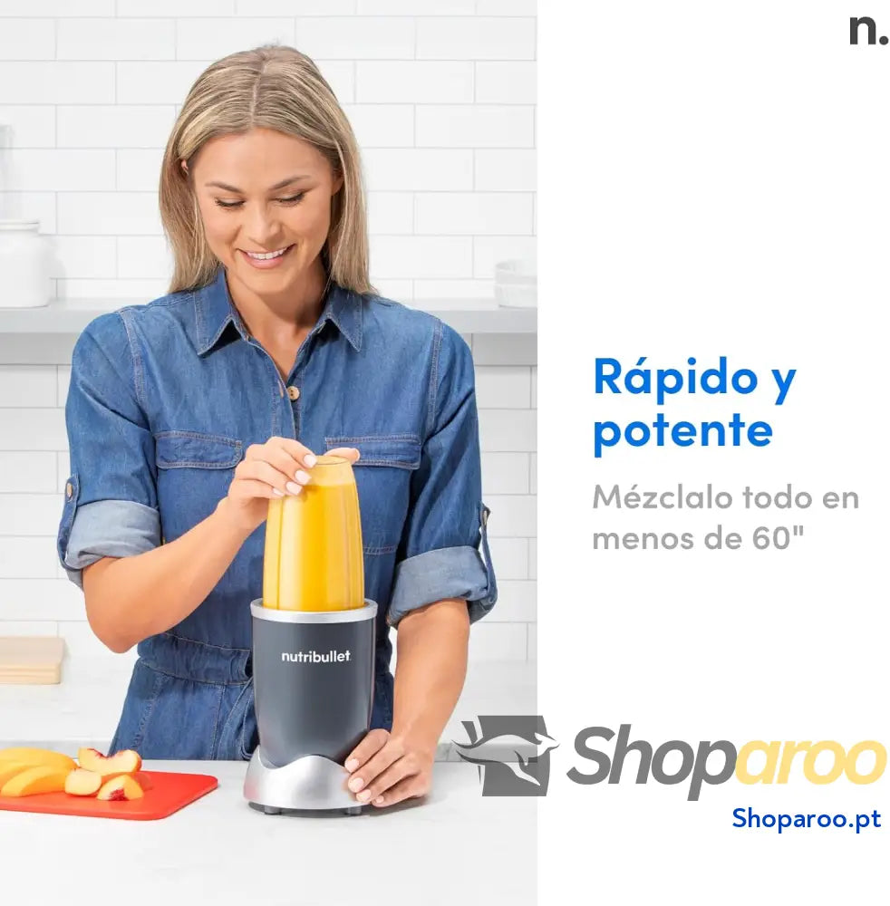 Batedeira pessoal Nutribullet batedeira multifuncional e liquidificador 600 W de potência NB603DG pacote básico