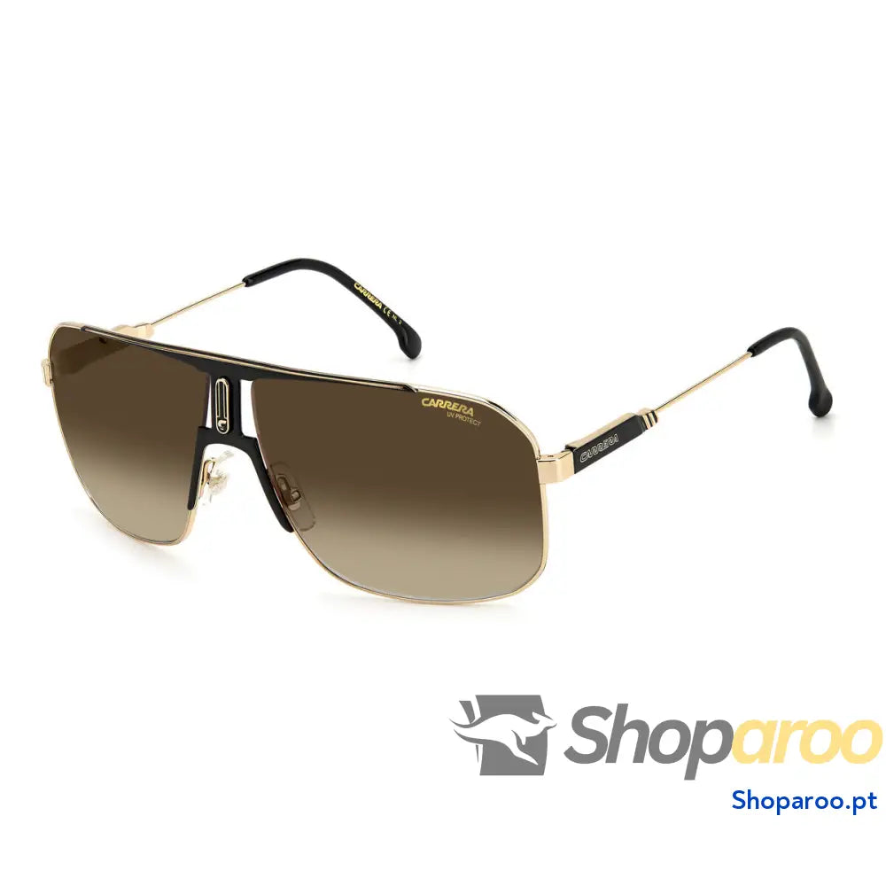 Óculos escuros masculinos Carrera 1043-S-2M2-HA Dourado Ø 65 mm