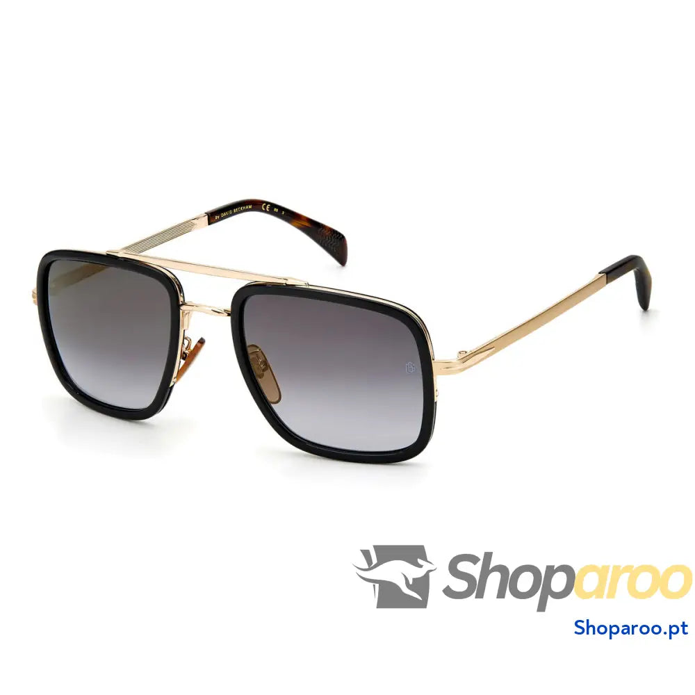 Óculos escuros masculinos David Beckham DB-7002-S-RHL-FQ Dourado ø 54 mm