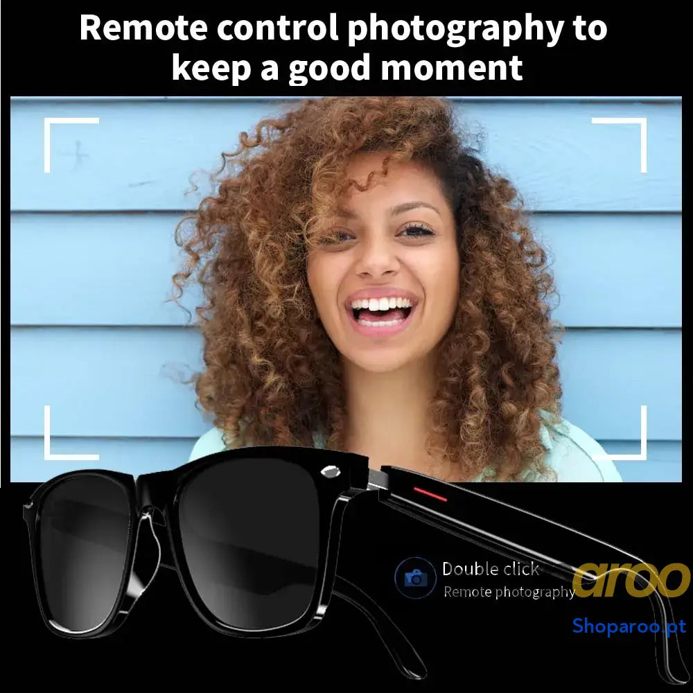 Óculos inteligentes SENBONO E13 com lentes polarizadas filtro de luz azul