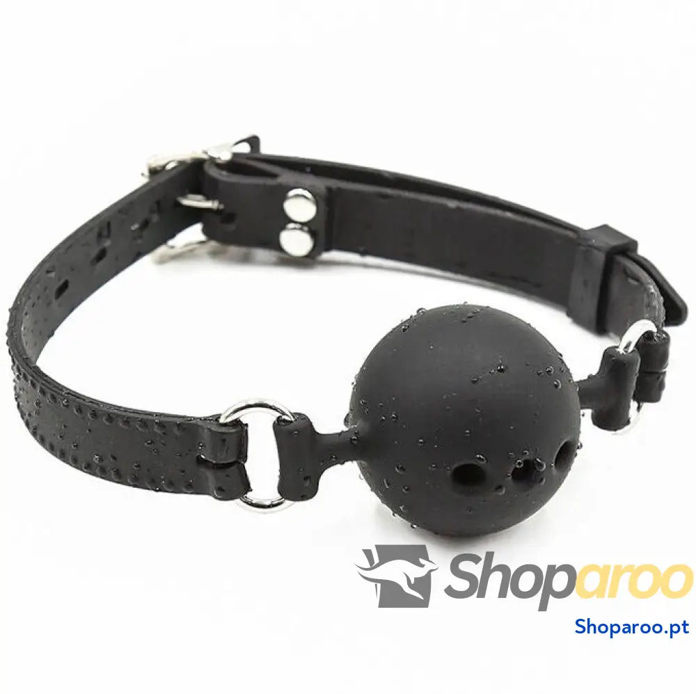 OHMAMA FETISH - MORDAÇA DE BOLA SILICONE RESPIRÁVEL TAMANHO L