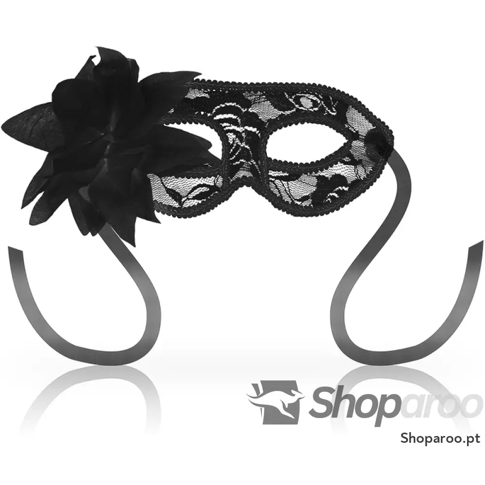 OHMAMA - MSCARAS DE RENDA PRETA E FLOR