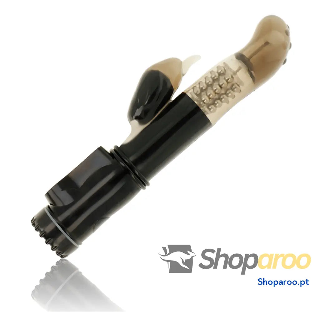 OHMAMA VIBRADOR ROTADOR COM ESTIMULADOR DE CLITÓRIS DELFIN