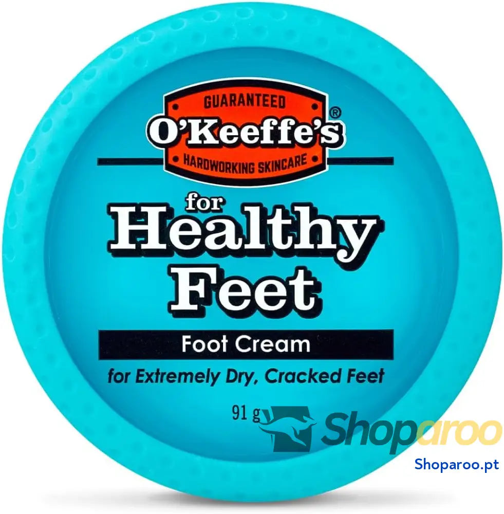 O’Keeffe’s Healthy Feet Creme para pés secos e rachados Repara calcanhares 91 g
