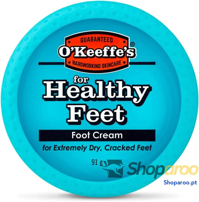 O’Keeffe’s Healthy Feet Creme para pés secos e rachados Repara calcanhares 91 g