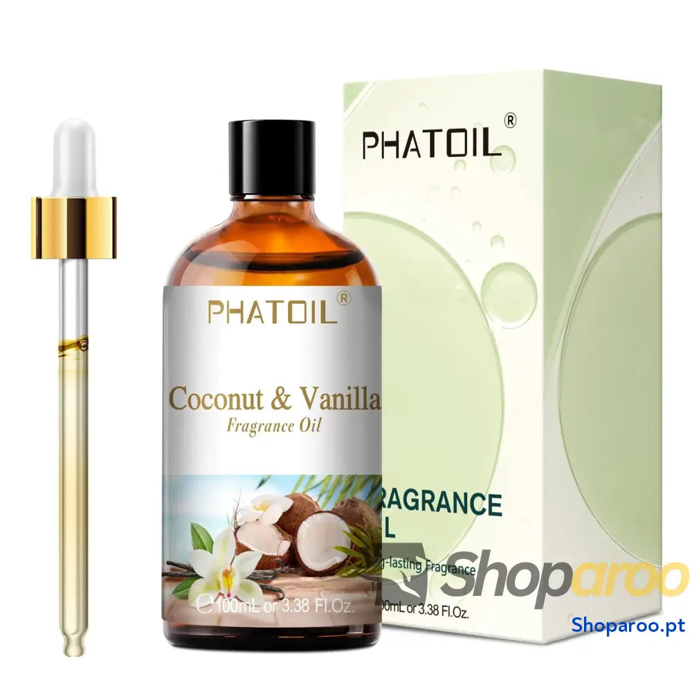 Óleo de Fragrância Aromaterapia Phatoil 100ml Coco Baunilha Morango
