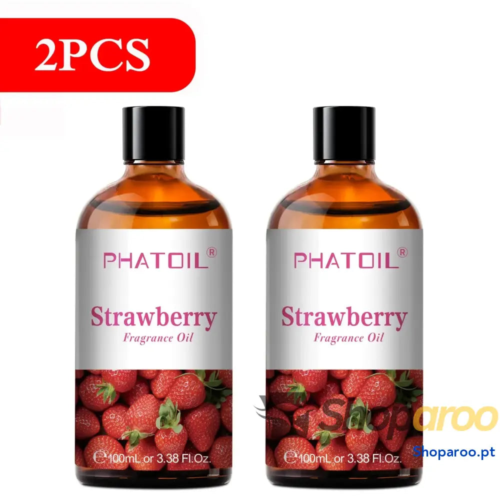 Óleo de Fragrância Aromaterapia Phatoil 100ml Coco Baunilha Morango