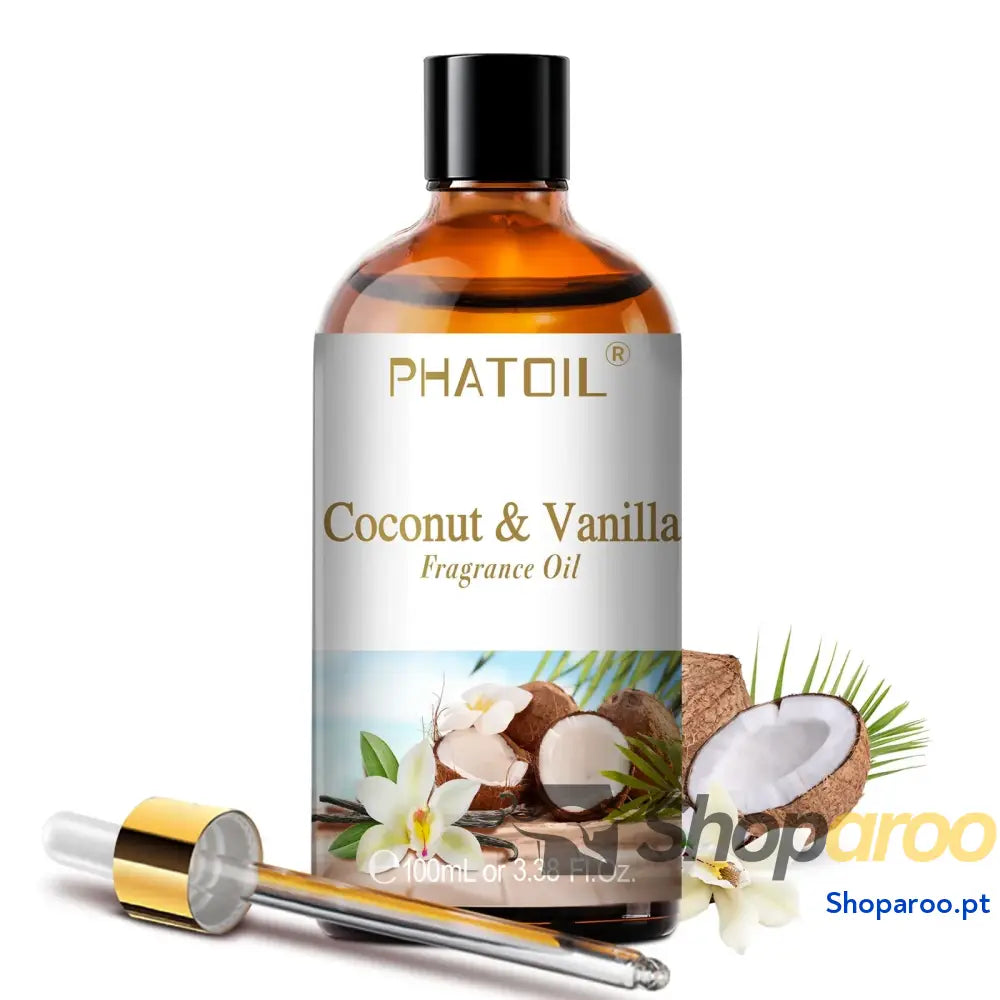 Óleo de Fragrância Aromaterapia Phatoil 100ml Coco Baunilha Morango