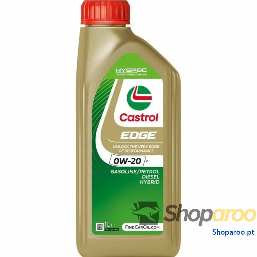 Óleo de motor Castrol Edge Gasolina Diesel Híbrido 0W20 1 L