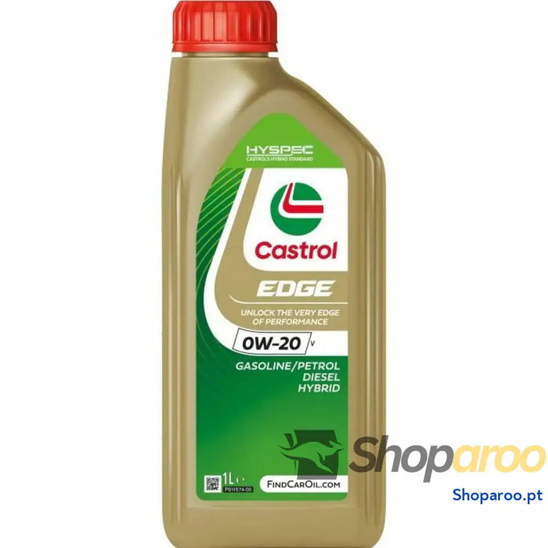 Óleo de motor Castrol Edge Gasolina Diesel Híbrido 0W20 1 L