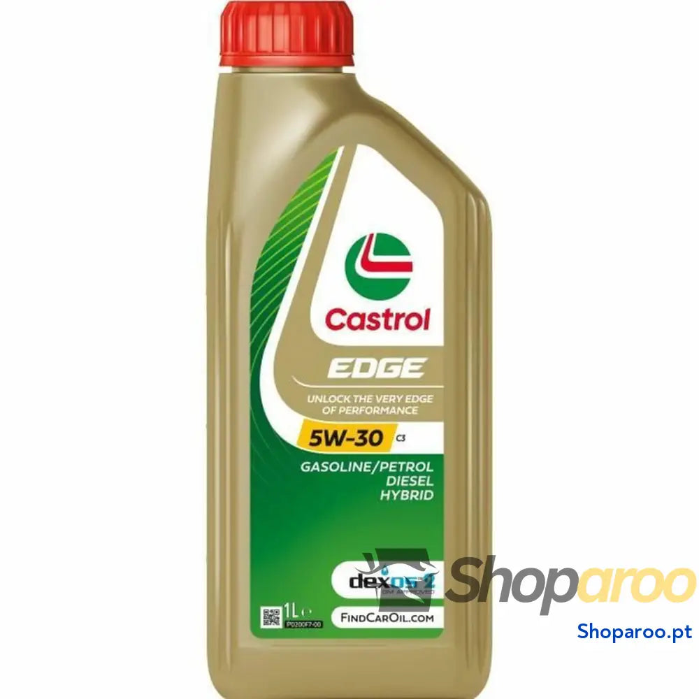 Óleo de motor Castrol Edge Gasolina Diesel Híbrido 5W30 C3 1 L