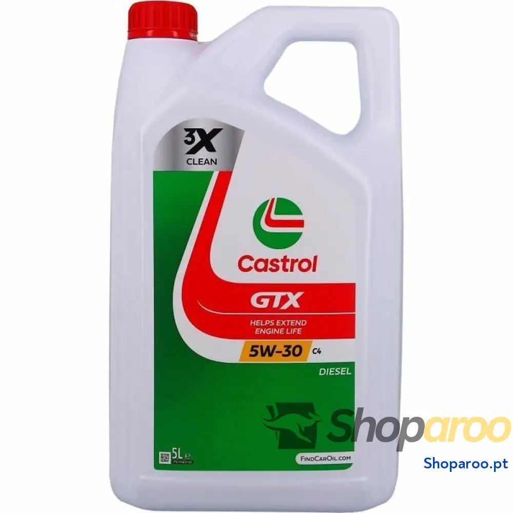 Óleo de motor Castrol GTX Diesel 5W30 C4 5 L