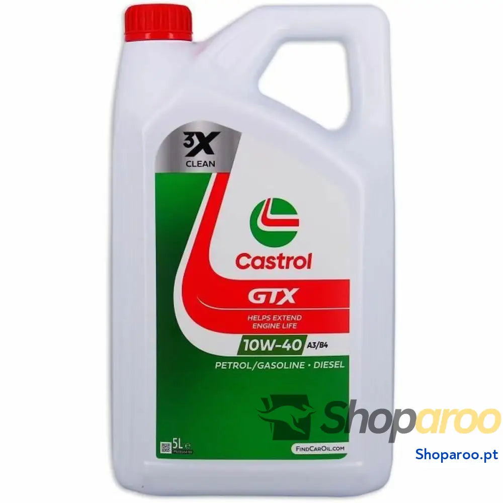 Óleo de motor Castrol GTX Gasolina Diesel 10W40 5 L