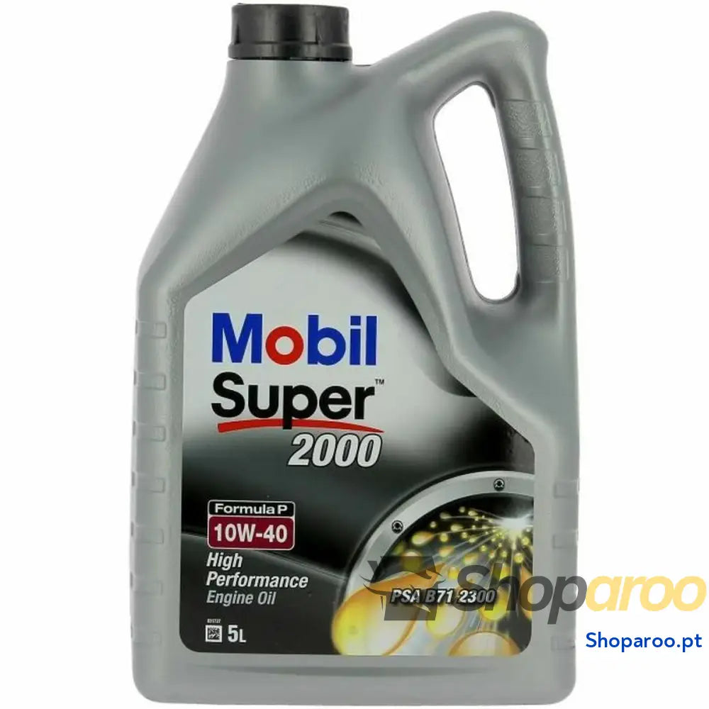 Óleo de Motor para Automóveis Mobil S2000 10W40 Formula-P 10W40 5 L
